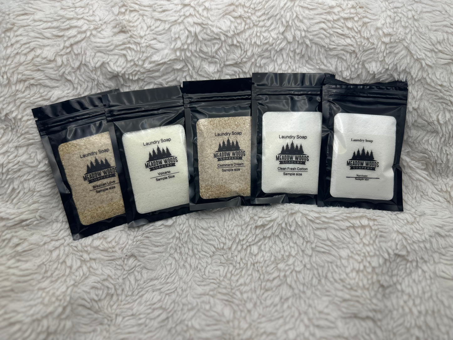 Laundry detergent sample pack - Meadow Woods Soapery
