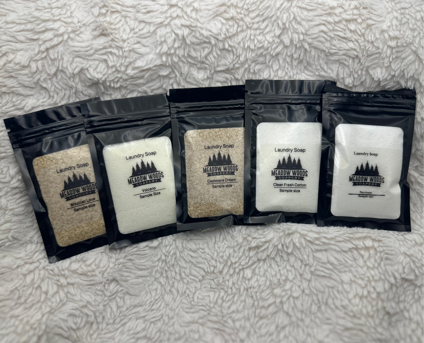 Laundry detergent sample pack - Meadow Woods Soapery