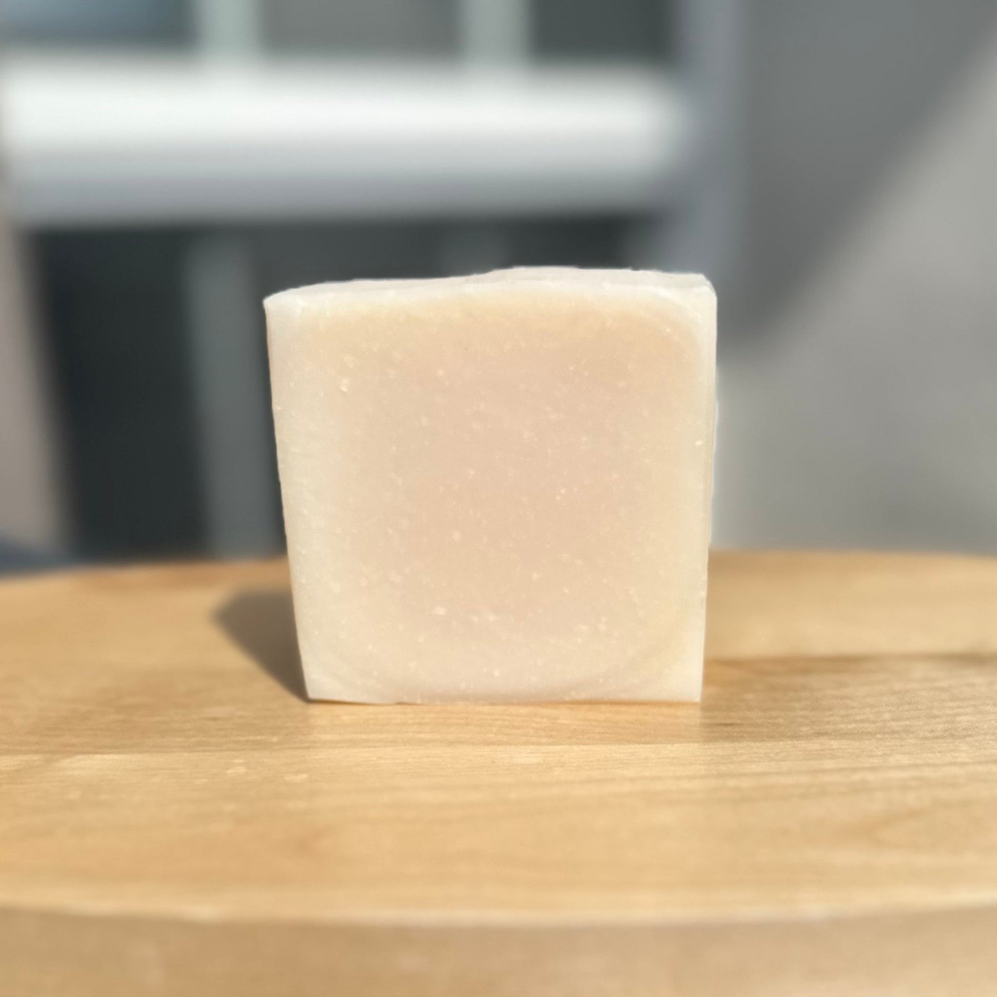 Natural bee tallow soap, front view